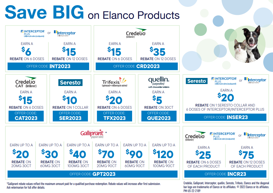 Elanco Rebates For Trifexis Elanco Rebate